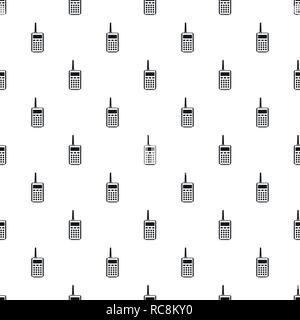 Talkie radio pattern seamless vector repeat geometric for any web design Stock Vector