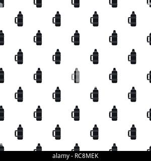 Camp thermos pattern seamless vector repeat geometric for any web design Stock Vector