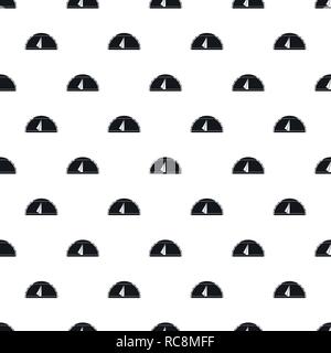 Camp round tent pattern seamless vector repeat geometric for any web design Stock Vector