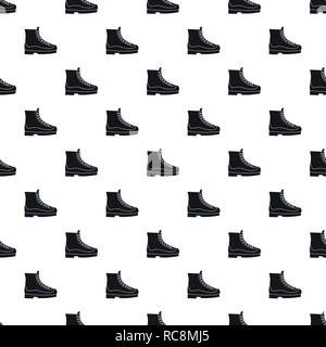 Boots pattern seamless vector repeat geometric for any web design Stock Vector