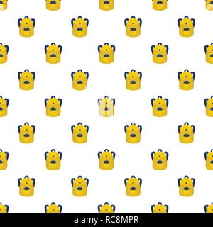 School backpack pattern seamless vector repeat for any web design Stock Vector