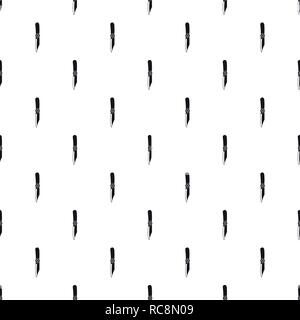 Camp knife pattern seamless vector repeat geometric for any web design Stock Vector