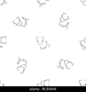 Stethoscope hammer icon. Outline illustration of stethoscope hammer vector icon for web design isolated on white background Stock Vector