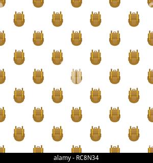 Explore backpack pattern seamless vector repeat for any web design Stock Vector