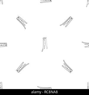 Welding clamp icon. Outline illustration of welding clamp vector icon for web design isolated on white background Stock Vector