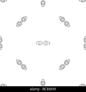 Welding glasses icon. Outline illustration of welding glasses vector icon for web design isolated on white background Stock Vector