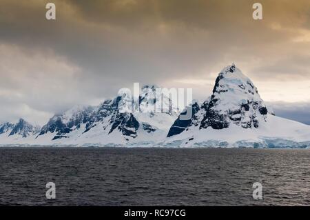 Anvers Island, Gerlache Strait, Antarctic Peninsula, Antarctica Stock Photo