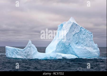 Icebergs, South Orkney Islands, Southern Ocean, Antarctica Stock Photo