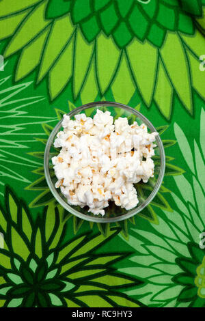 Popcorn in bowl Stock Photo