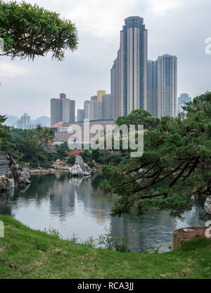 Nan Lian Garden in Diamond Hill area of Hong Kong Stock Photo