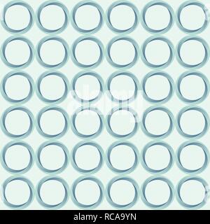 Abstract seamless pattern of circles. Modern stylish texture. Geometric grid. Repeating geometric tiles from volumetric circles. Color gradient. Stock Vector
