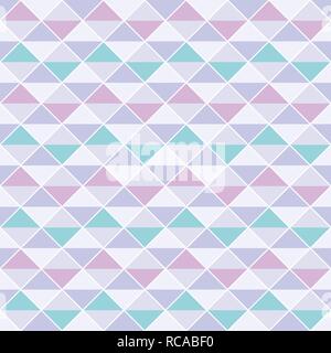 Vector abstract seamless pattern with triangles. Repeating geometric color tiles. Stock Vector