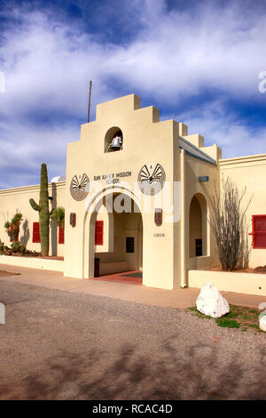 The San Xavier Mission School in Tucson AZ Stock Photo