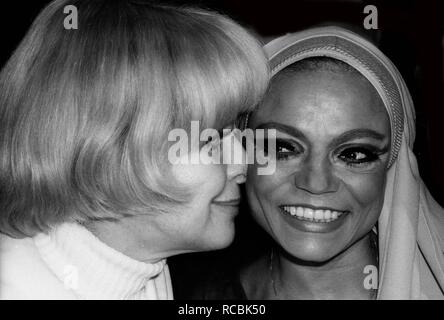 ***FILE PHOTO*** Carol Channing has passed away at 97 Carol Channing and Eartha Kitt Undated Photo By Adam Scull/PHOTOlink/MediaPunch Stock Photo