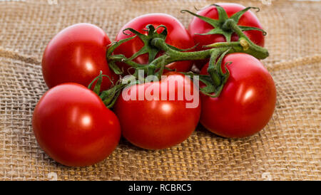 Delicious tomatoes add a pop of color to any media! Stock Photo
