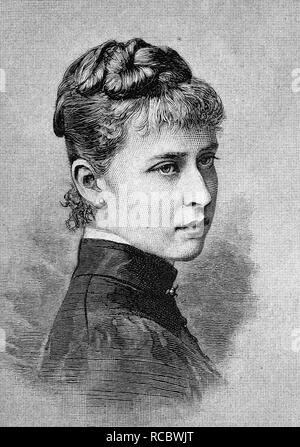 Princess Elisabeth Alexandra Luise Alice of Hesse-Darmstadt and by Rhine, Grand Duchess Elizaveta Fyodorovna Romanova Stock Photo