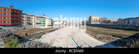 View og the Parma torrent - riverfront - Parma - Reggio Emilia - Italy Stock Photo