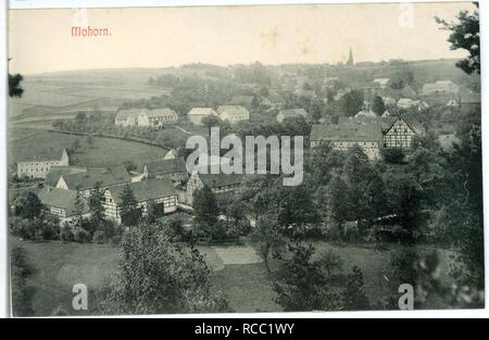 11751-Mohorn-1910-Blick auf Mohorn- Stock Photo