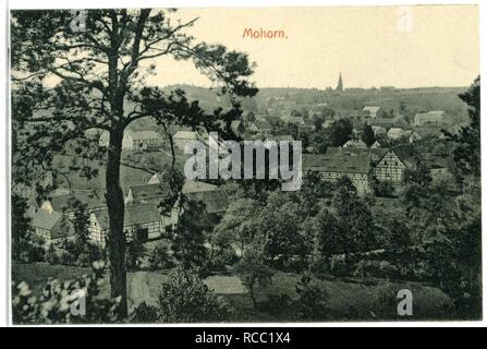 11756-Mohorn-1910-Blick auf Mohorn- Stock Photo