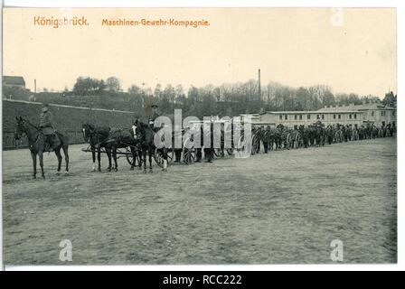 11994-Döbeln-1910-11. Infanterie-Regiment Nr. 139 Maschinengewehr-Kompagnie- Stock Photo