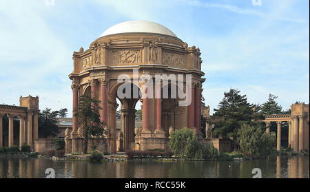 Palace of Fine Arts in San Francisco, California Stock Photo