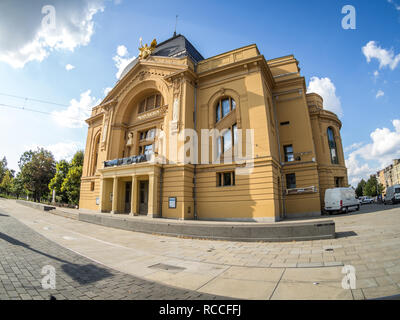 City Theater of Gera in Thuringia Stock Photo