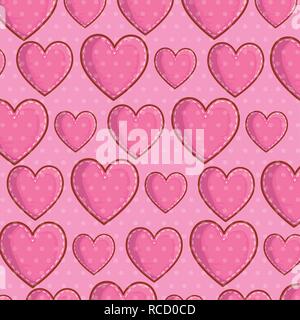 heart symbol of love background decoration Stock Vector