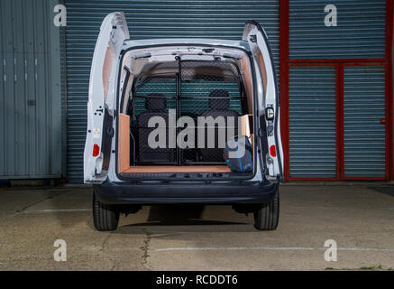 Renault kangoo cargo van 2013 express and maxi Vector Image