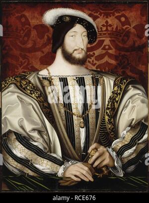 The Louvre Museum. Portrait Of Francis I, King Of France, By Jean ...