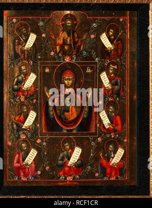 Our Lady of Kursk. Museum: PRIVATE COLLECTION. Author: Russian icon. Stock Photo