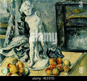 Still Life with Plaster Cupid (L’Amour en plâtre). Museum: Nationalmuseum Stockholm. Author: CEZANNE, PAUL. Stock Photo