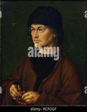 Portrait of the artist's father. Museum: Galleria degli Uffizi, Florence. Author: Dürer, Albrecht. Stock Photo