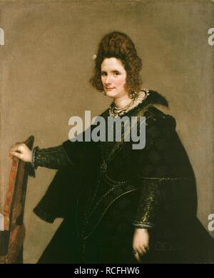 Portrait of a Lady. Museum: Staatliche Museen, Berlin. Author: VELAZQUEZ, DIEGO. Stock Photo