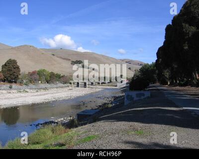 Alameda Creek west of Niles 3325. Stock Photo