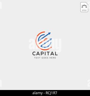 charts financial graphic logo template vector illustration icon elements isolated - vector Stock Vector