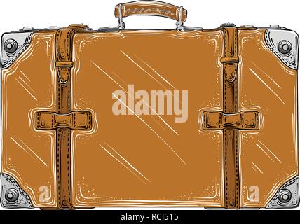 Old suitcase drawing online