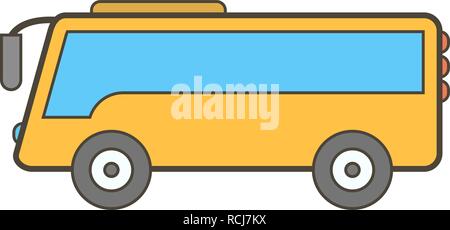 Vector Bus Icon Stock Vector