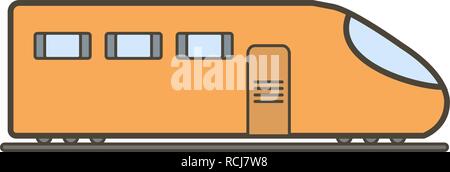 Vector Train Icon Stock Vector