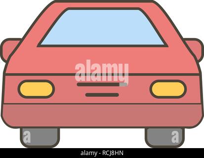 Vector Car Icon Stock Vector