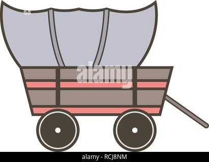 Vector Wagon Icon Stock Vector