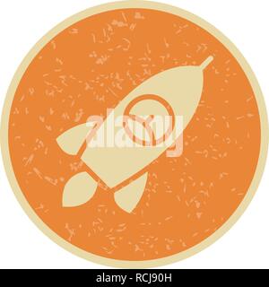 Vector Rocket Icon Stock Vector