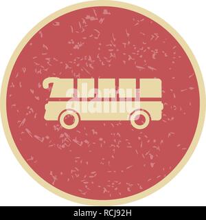 Vector Bus Icon Stock Vector