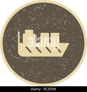 Vector Ship Icon Stock Vector
