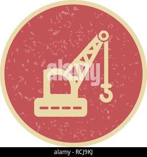 Vector Crane Icon Stock Vector