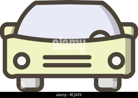 Vector Car Icon Stock Vector