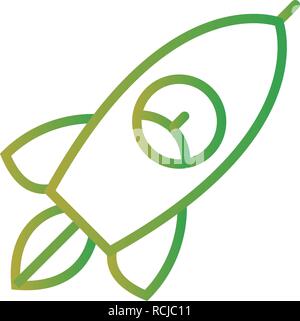 Vector Rocket Icon Stock Vector