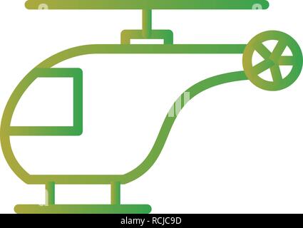 Vector Helicopter Icon Stock Vector