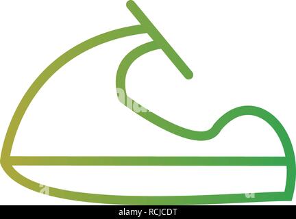 Vector Jet Ski Icon Stock Vector