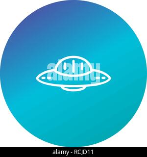Vector Ufo Icon Stock Vector