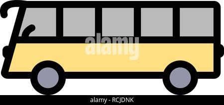 Vector Bus Icon Stock Vector